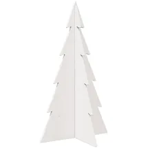 vidaXL Weihnachtsbaum zum Schmücken Weiß 80 cm