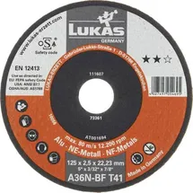 Lukas-Erzett T41 Trennscheiben 125 mm 25 St.