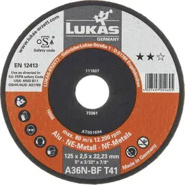 Lukas-Erzett T41 Trennscheiben 125 mm 25 St.