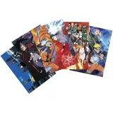 abysse corps Naruto Shippuden Postcards Set 1