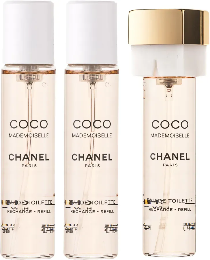 Chanel Coco Mademoiselle Eau de Toilette 1 х 20 ml + 2 x 20 ml Nachfüllpackung