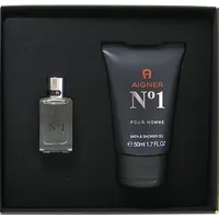 Aigner No 1 Herren Miniatur Set 8 ml EDT + 50 ml Bath & Shower Gel