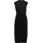 s.Oliver Gestreiftes Kleid Relaxed Fit Schwarz 40