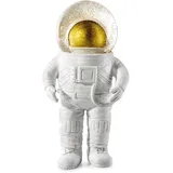 DONKEY The Giant Astronaut White, Schneekugel, Glitzerkugel, Deko, weiß, 30 cm