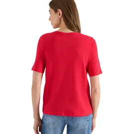 Cecil T-Shirt Slubyarn Rot XL