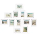bomoe Bilderrahmen Set Ocean Weiß 13x18 cm 12er Set