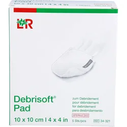 Debrisoft Pad 10x10 cm steril 5 St