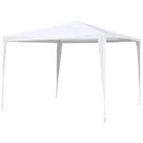 Lex Pavillon 3x3 m Gartenpavillon Gartenzelt Partyzelt Partypavillon Partyzelt Weiß