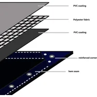 VidaXL Abdeckplane 650 g/m2 3x6 m Blau