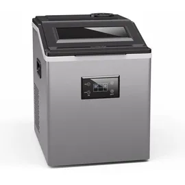 Klarstein FrostMaster Eiswürfelmaschine - 40 kg/Tag, 34 Eiswürfel in 15 Min, Edelstahl, LED-Bedienfeld, Eisportionierer, Eiswürfelbereiter, Ice Maker Eiswürfelspender