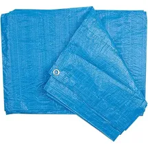 VOREL Abdeckplane 90g 4x6m Polyester blau