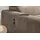 JOB Eckcouch Cord 2-Sitzer Taupe