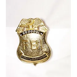 Goldene FBI Marke