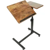 Skecten - Mobiler Betttisch Auf Rollen,laptoptisch,höhenverstellbar,couch-tisch, Bett-beistelltisch Für Krankenbett,schreibtisch Für Bett, Sofa, Outdoor