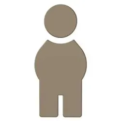 Hewi 801 Symbol Mann 801.91.01086 sand, selbstklebend