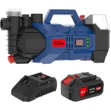 Güde GP 18-401-30 Akku-Gartenpumpe inkl. Akku Gartenpumpe 72 W, 18 V, Blau