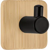 KLEINE WOLKE Bamboo Pin Hook One Klebehaken Braun