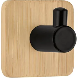 KLEINE WOLKE Bamboo Pin Hook One Klebehaken Braun