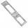 GEZE Montageplatte TS 4000/5000 silber
