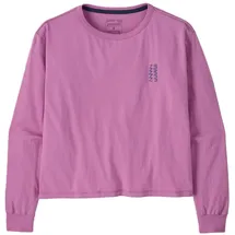 Patagonia Driftways Easy Cut Organic Damen Longsleeve, lila - S