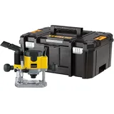 DEWALT 1.400 Watt Oberfräse DW622KT (Konstante Drehzahl durch Vollwellenelektronik, Sanftanlauf, feinjustierbare Frästiefeneinstellung, Spindelarretierung, Alu-Druckgussgehäuse mit präziser Führung)