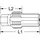 KS Tools Gewindeschneider mit Führungsbolzen für NOX-Sensoren, M20x1,5