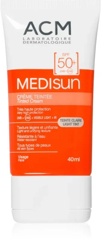 ACM Medisun Schutzcreme SPF 50+ Farbton Light 40 ml