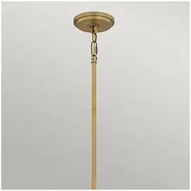 Quoizel Brecken 2-flg. 60 W 30 cm goldfarben/Glas, Metall