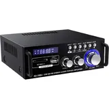 SUNBUCK AS-25BU Mini HiFi-Receiver 2 x 30 W RMS 230 V 12 V Bluetooth 5.0 FB