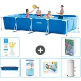 Rechteckiger Frame Pool - 450x220x84 Cm - 7-teilig  S113