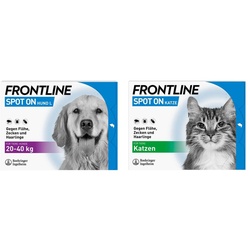Frontline Spot On Hund L und Katze Vorteils-Set