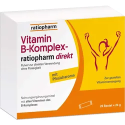 Vitamin B-KOMPLEX-ratiopharm direkt Pulver 20 St