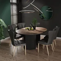 Vicco Calero 120 x 76 x 60 cm Eiche rustikal/schwarz
