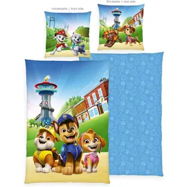 Paw Patrol Renforcé Mehrfarbig 135 x 200 cm + 2 x 80 x 80 cm