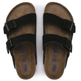 Birkenstock Arizona Weichbettung Veloursleder schwarz 42