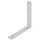 GAH Alberts Alberts 847449 Stuhlwinkel | sendzimirverzinkt | 125 x 125 x 22 mm | 40er Set