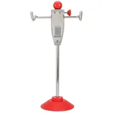 Car Alignment Rack, Yosoo Car Alignment Rack Truck Van Lenkradhalter Ständer Werkzeug Eisen Kunststoff Rot Silber für Lenkungsausrichtungswerkzeug Lenkradhalter Ausrichtung Auto Alignment Rack