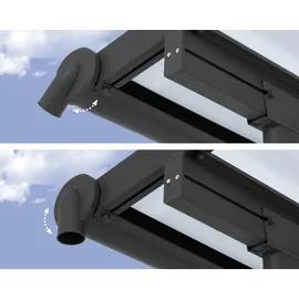 CANOPIA Olympia 307 x 295 cm grau