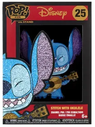 Funko - POP! - Disney - POP! Pin Stitch With Ukulele