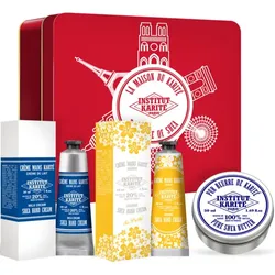 Institut Karité Paris Monuments Geschenkset mit Bambus Butter