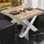 GGM Möbel PJ | Bistro Loungetisch | 70x70xH41cm | Eiche/ Edelstahl