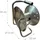 Relaxdays Schlauchtrommel 36 cm x 22 cm x 27,5 cm Silber