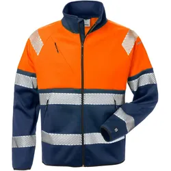 Warnschutz Sweatjacke "4517 SSL" Stiby - M - orange/marine