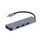 Gembird A-CM-COMBO2-01 USB-C® USB 3.2 Gen 2) Multiport Hub Grau