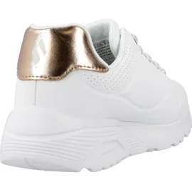 SKECHERS Uno Lite Metallic Mode Kinder Weiß 36
