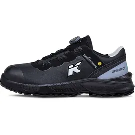 HKS Barfuß Sicherheitshalbschuhe S3 BFS 40 Boa" - 46 - schwarz