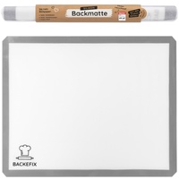 Backefix 50x40 cm Silikonmatte groß als Teigmatte, Ausrollmatte für Teig oder Backunterlage groß XXL BPA frei - einfach, umweltbewusst und gesund backen