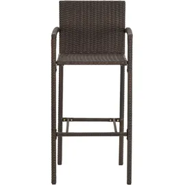 vidaXL Gartenbar Set 5-tlg. Braun