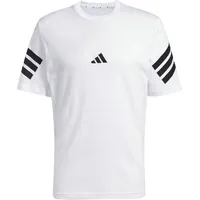 adidas Future Icons 3-Streifen Kurzarm-T-Shirt White L