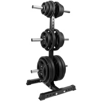 Sport Gewicht Training Gewichtsscheiben (2x 2,5kg-20kg) + Hantelscheibenständer